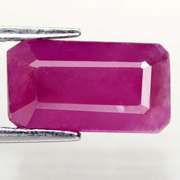 Glistening violet red 3.64ct UNHEATED Ruby