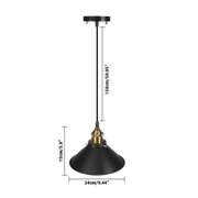 Fixture Ceiling Lamp Retro Industrial Iron Pendant