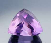 Glittering 7.83ct trillion cut Bolivian Amethyst