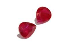 Luscious Natural Ruby Pair - 1.90 cts.