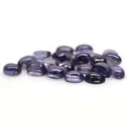 Collectors 11.54ct very best blue violet hue Iolite cabochon set