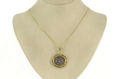 14K Yellow Gold Pegasus & Corinth Stater 4th Century BC Coin Pendant