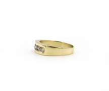 Mens 0.80ctw 5 Stone Diamond Ring in 14K