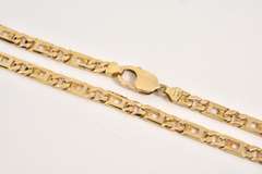 Heavy 14k Fancy Link Necklace