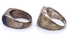 Group Lot of 2 Sterling Silver Rings