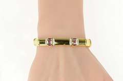 18K Yellow Gold 1.36 Ctw Roberto Demeglio Ruby Diamond Bracelet