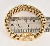 Vintage Sweetheart Gold Filled Bracelet