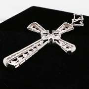 Stunning 18kt Diamond and White Gold Cross Pendant