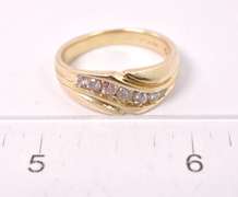 Magnificent Men's Diamond Ring in 14K Yellow Gold