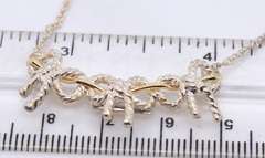 Tiffany & Co 3 Bow Necklace