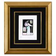 Peter Max, "Sage with Cane II" Framed One-of-a-Kind Mixed Media, Hand Signed with Certificate of Authenticity.