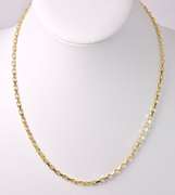 Bright Necklace in Gold Plated Sterling Silver