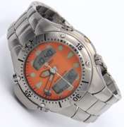 Citizen Orange Dial Stainlees Steel Watch