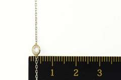 14K Yellow Gold Classic CZ By the Yard Statement Chain Necklace