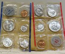 1961 Unc Silver Mint Set - Gov pkg