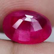Vivid imperial red 3.77ct oval cut Ruby