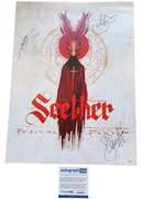 Seether Autographed Signed 18x24 Poison The Parish Poster ACOA