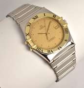 Coveted Omega Constellation Watch in SS & YG