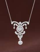 Silver, Platinum Plating Vintage Pendant