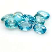 Brilliant 10.19ct Swiss blue Zircon set