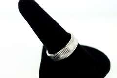 MENS 14 KT WHITE GOLD COMFORT FIT WEDDING BAND