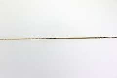 Italian Sterling Silver Blue Sapphire V Necklace