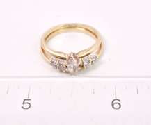 Ravishing Approx. 0.48 CTW Diamond Wedding Set in 14K Yellow Gold