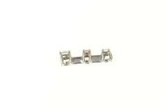 14K White Gold 0.48 Ctw Diamond Tiered Bar Statement Pendant