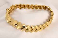 Beautiful Contemporary Vermeil Braceletq