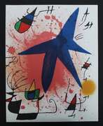 JOAN MIRO ORIGINAL LITHOGRAPH 1975