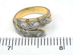 14KT Gold Cute Diamond Ring