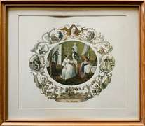 Vintage The Hairstylist Lithograph