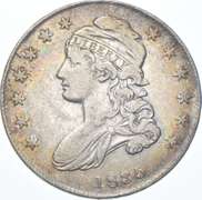 1835 Capped Bust Half Dollar