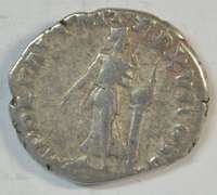 Scarcer Commodus Roman Silver Denarius, 177-192 AD