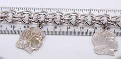 Vintage Sterling Silver Charm Bracelet