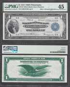 $1 1918 FRBN Philadelphia PA PMG 45