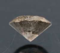 Gorgeous .39ct gray and black Diamond solitaire