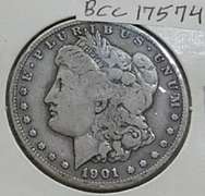 1901-S Morgan Dol  circ, rare date