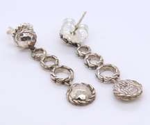 John Hardy Hammered Drop Earrings