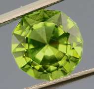 Substantial 4.10ct apple green Peridot
