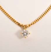 1/3 Ct. Diamon Pendant o  Necklace