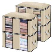 4 Pack Clothes Storage Bag Large Capacity
