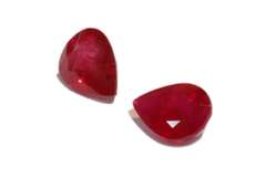Luscious Natural Ruby Pair - 1.90 cts.