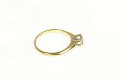 14K Yellow Gold 0.16 Ct 1940's Diamond Solitaire Engagement Ring