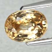 Top luster 2.15ct natural Imperial Zircon