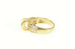 14K Yellow Gold 1.60 Ctw Pressure Diamond Engagement Ring