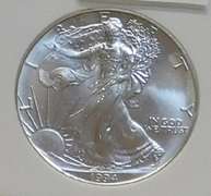 1994 Unc Silver Eagle NGC MS-69 scarce