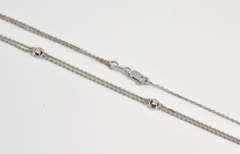 Nice Diamonds by the Yard Necklace in 14K WG
