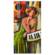 Michael Kerzner, Original Acrylic Painting on Canvas, Hand Signed with Letter of Authenticity.