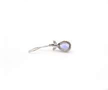 Dangle Tanzanite and Diamond Earrings in 14K